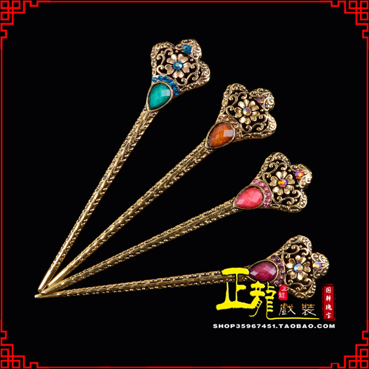 阳新头饰老旦青衣员外夫人簪子 老旦发簪