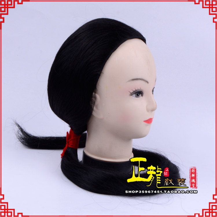 阳新古装影视演出头套花旦假发 真发古装发