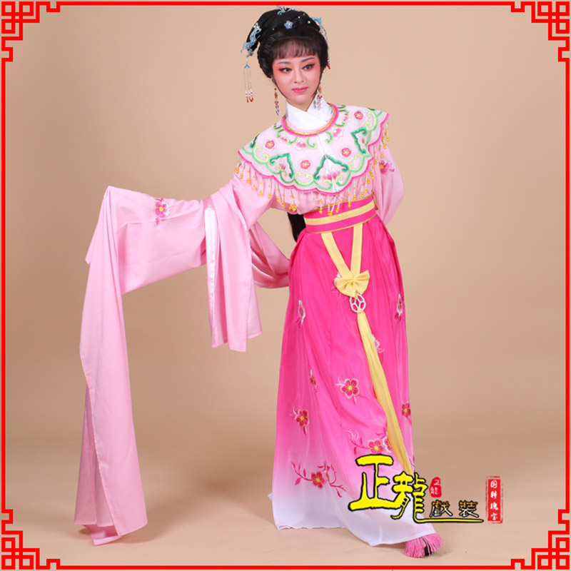 阳新水袖青衣练功花旦服 梅花古装衣